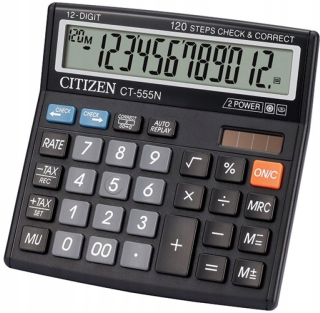 Kancelársky kalkulátor Citizen CT555N Kancelársky kalkulátor